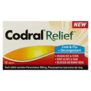Codral Relief Cold&Flu 10Tab