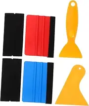 Mikinona 1 Set Car Film Scraper Magnetic Window Cleaner Switch Machine Stickers Window Cleaning Squeegee Kit Electric Cars Camo Wrap Trailer Window Squeegee Record Tint Fuse Tap Plastic