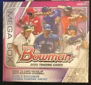 2020 BOWMAN BASEBALL MEGA BOX w 2 5-CARD CHROME PACKS WITT DOMINGUEZ - LOADED!!