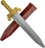 MMIAOO Plastic Toy Roman Sword with Sheath for Pretend Play Knight Sword for Boys Pretend Play,Knight Costume,Role-Play Accessory,Halloween