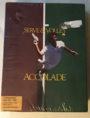 Serve & Volley Tennis for the Commodore 64 64C/ 128 Computer - NEW SEALED