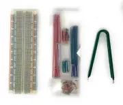 Analog Digital Breadboard Kit with Breadboard, Jumper Wires, & DIP IC Extractor