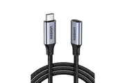 UGREEN 1m USB C 3.2 Gen 2 Male to USB C Female Extension Cable, Support 100W 10Gbps 4K for MacBook Laptop - Grey
