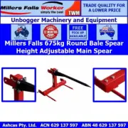 Millers Falls 675kg Capacity Heavy Duty Adjustable Hay Bale Spear