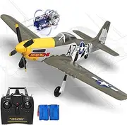 Large 500MM P51 P51D Mustang Remote Control Combat Aircraft 768 Xpilot Stabilization / 4CH System Brushless RC Aircraft Full-Function for Professional Players