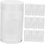 OFFSCH 20pcs Coin Storage Box Coin Collecting Cases Material Rounded Edges for Safe Display for Collectors and Enthusiasts