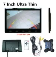 7" Ultra Thin 16mm 16:9 HD TFT LCD Screen Car Rear View Backup Parking Monitor (for: Daihatsu)