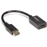 StarTech.com DisplayPort to HDMI Adapter, 1080p DP to HDMI Video Converter, DP to HDMI Monitor/TV Dongle, Passive