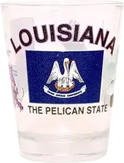 Louisiana The Pelican State All-American Collection Glassware Shot Glass