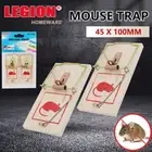 48 x Wooden Mouse Mice Trap Reusable Rodent Traps Rat Snare Catcher 10cm x 4.5cm