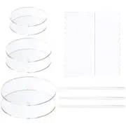 Acrylic Round Cake Disk Set - Cake Discs Circle Base Boards with Center Hole ...