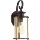 Progress Lighting Squire Collection 1-Light Antique Bronze Small Wall Lantern
