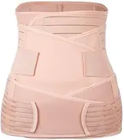 AIMALL 3 in 1 Abdomen Tummy Band Pelvis Belly Postpartum Belt Wrap Recovery Shapewear- Postpartum Support