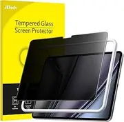 JETech Privacy Screen Protector for iPad Air 13-Inch M3/M2 (2025/2024) with Easy Installation Tool, Anti-Spy Tempered Glass Film, 1-Pack