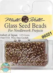 Mill Hill Glass Seed Beads 2.85g Bronze #00221