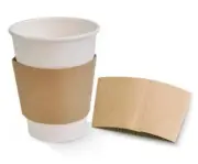 100x Coffee Cup Sleeve for 12/16oz Slip Heat Cafe Takeaway
