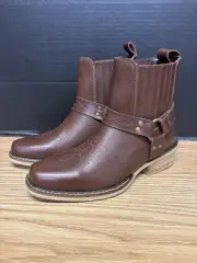 Brown Dingo Men's Black Bart DI 282 Harness Cobow Western Boots #4527