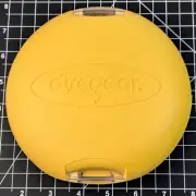 Mustard Yellow DiscGear DISCUS 20 Disc Storage Case CD DVD Holder Hard Shell