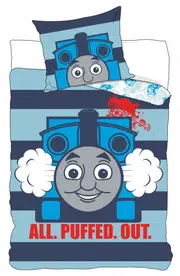 Thomas and Friends All Puffed Out Quilt Cover Set - Single Bed Size