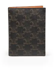Brown Triomphe Passport Cover