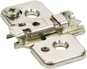 Blum 173H9100 CLIP Top One Piece Cam Mounting Plate with Wood Screws or Metal Sc
