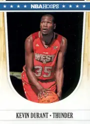 2011-12 Panini NBA Hoops #262 Kevin Durant Oklahoma City Thunder NM AllStar West