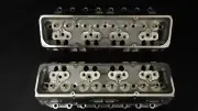 CHEV SB COMPLETE UNASSEMBLED STRAIGHT PLUG 64CC INTAKE 200CC 7/16 STUDS SET 2