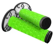 Scott Double Density Green/Black Mellow Grips + Donuts (269305-4376)