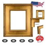 Ornate Open Back Picture Frame, 16x20 Gold Leaf - Perfect for Art Display