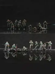 Resin 1/72 Diorama Miniature Toys German Wehrmacht Painted Solider Scene 10pcs
