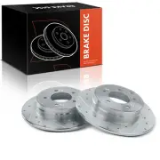 New Rear Drilled Rotors for Hyundai Azera Sonata Kia Cadenza Optima 63103021L (for: Kia)
