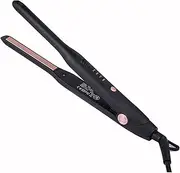 Upgrade Pencil Straighteners Mini Straight and Curler Hair Straightener Thin Ceramic Floating Plate Iron 10s Rapid Heating Hair Curling Iron with 4 Temperature Settings Small Flat Iron for Short Hair