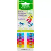Clover WONDER CLIPS 10 Pieces Assorted Colors ~ Authentic Made in Japan