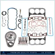 Full Gasket Bolt Set Timing Chain Kit 4.3L For 96-98 Chevrolet S10 Base