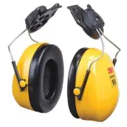 3m Peltor Ear Muffs,Hard Hat Mounted,NRR 23dB H9P3E 3m Peltor H9P3E