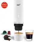 Portable Electric Espresso Machine Compatible with Ground Coffee NS Capsules
