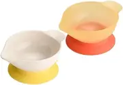 Healvian 2pcs Food Bowl For Bowls Food Flask Snack Weaning Bowl Cup Plate Food Storage Containers Cups Spoons Serving Utensils Complementary Food Bowl