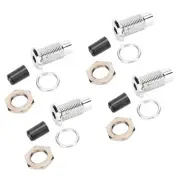 20Pcs LED Holder Bezel Mount LightEmitting Diode Flat Metal Brass Base.
