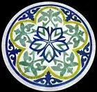 24" Marble Side Table Top Semi Precious Stones Inlay Art Handmade Home Furniture