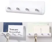 Key board Key board Key rack Hook rack Wall mount White