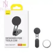 Baseus Magnetic Car Phone Holders For Tesla Foldable 360 Rotation Metal Mount AU