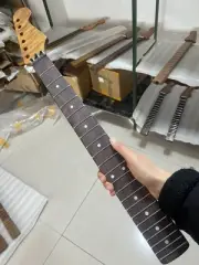 floyd nut rosewood handle Roasted flame maple 22frets guitar neck ST REPLACE