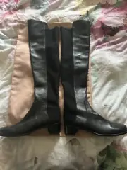 stuart weitzman reserve boots size 41 brand new in box colour black knee high