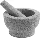 Granite Mortar and Pestle, 15 Cm Grey