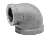 Anvil 8700125506 Galvanized Malleable Iron 90 Degree Elbow 1x3/4in. NPT Female