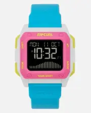 Rip Curl Unisex Odyssey Midsize Surf Tide 37mm Watch in Neon