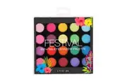 BYS Festival 20g Velevet Eyeshadow Palette Pigment Matte Metallic Shimmer Makeup