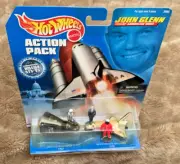 John Glenn. Mercury Freindship 7, Space Shuttle Discovery. Senator. Hot Wheels.