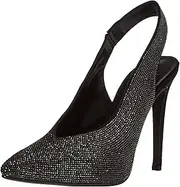 [Lola Cruz] Womens Sling Back Pump Sling Back Pump Black Size: