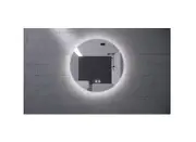600-800mm ABS R4 Three Color Lights Backlit Round Frameless With Defogging Function Easy Hook LED Mirror